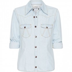 One Teaspoon - Bel Air Blue Fitted Denim - Shirt