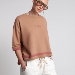 Ots - Sweat Tee Colour Summer Tan - Sweater