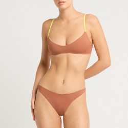 Bondeye - Mae Crop Sia and Crista Brief Lemon Sorbet Toasted - Bikini