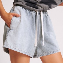 Oneteaspoon - Blue Blossom Denim Boxer - Short